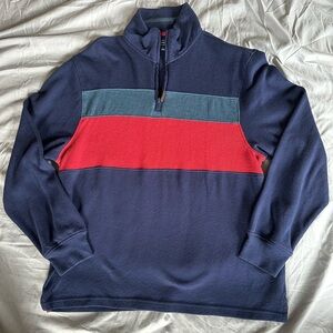 Club Room men’s quarter-zip sweater size L